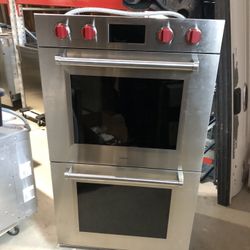 WOLF 30”INCH DOUBLE WALL OVEN ELECTRIC STAINLESS STEEL 