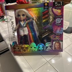 NEW 2020 MGA RAINBOW HIGH SALON HAIR STUDIO AMAYA RAINE 5in1 DOLL SET