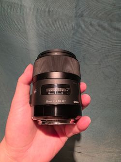 Sigma 35mm f1.4 DG hsm Art for canon EF lens
