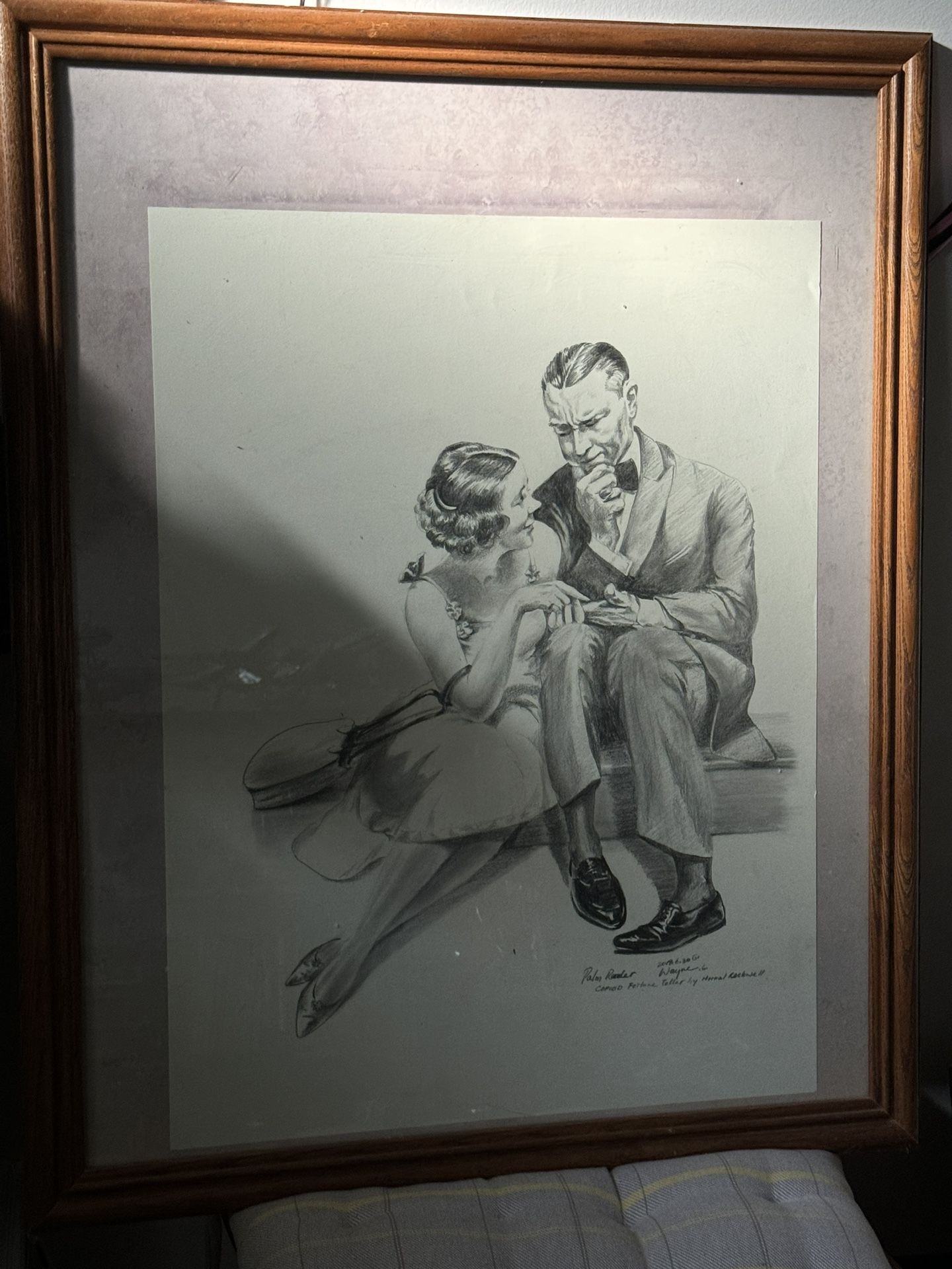 Palmer Painting In Pencil