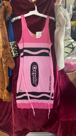 Crayola Tickle Me Pink Crayon Costume Dress