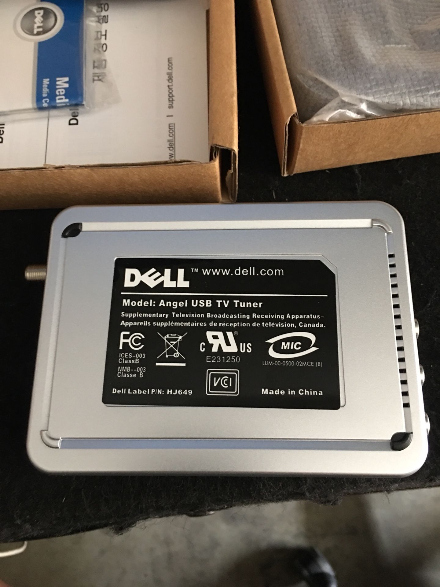 Dell Angel usb tv tuner kit