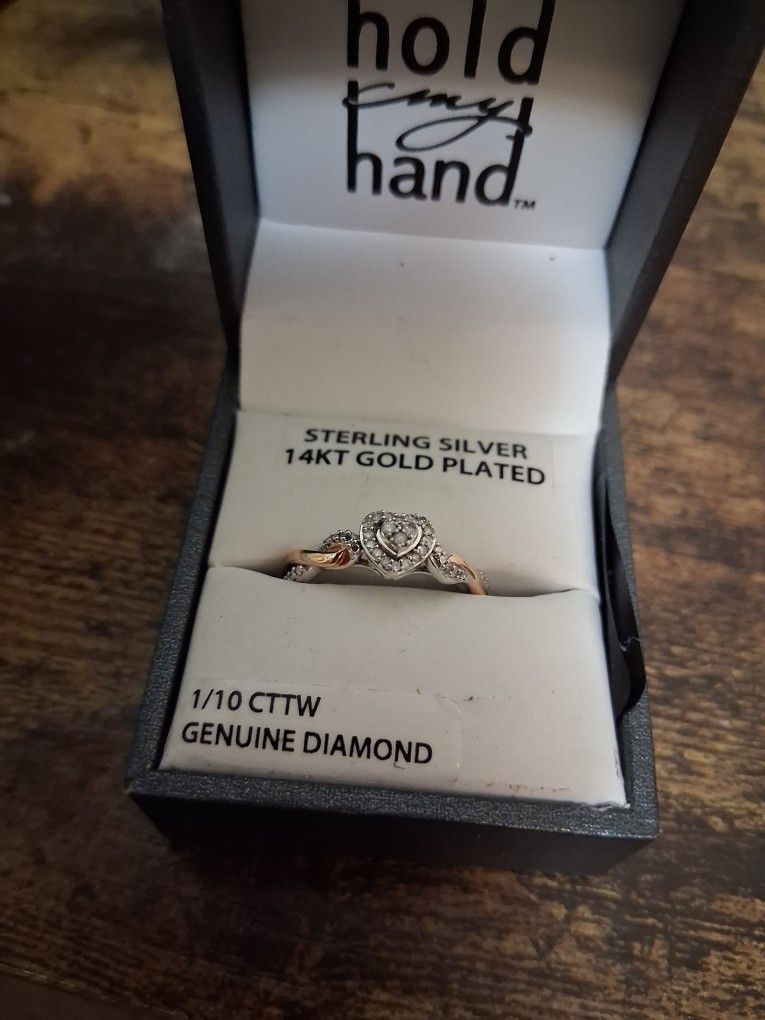 Silver Diamond Ring