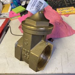 3” Brass Gate Valve