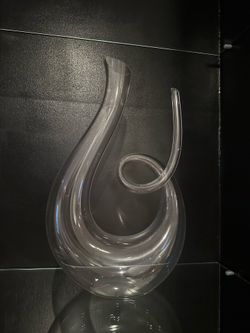 Wine Enthusiast Art Series 53 oz. Treble Wine Decanter