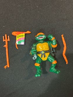 1991 TMNT Talkin’ Michelangelo City Sewer + Accessories