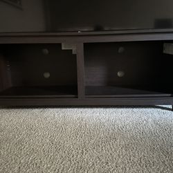 Dark Wood TV Stand / Entertainment Center – Fits Large TVs
