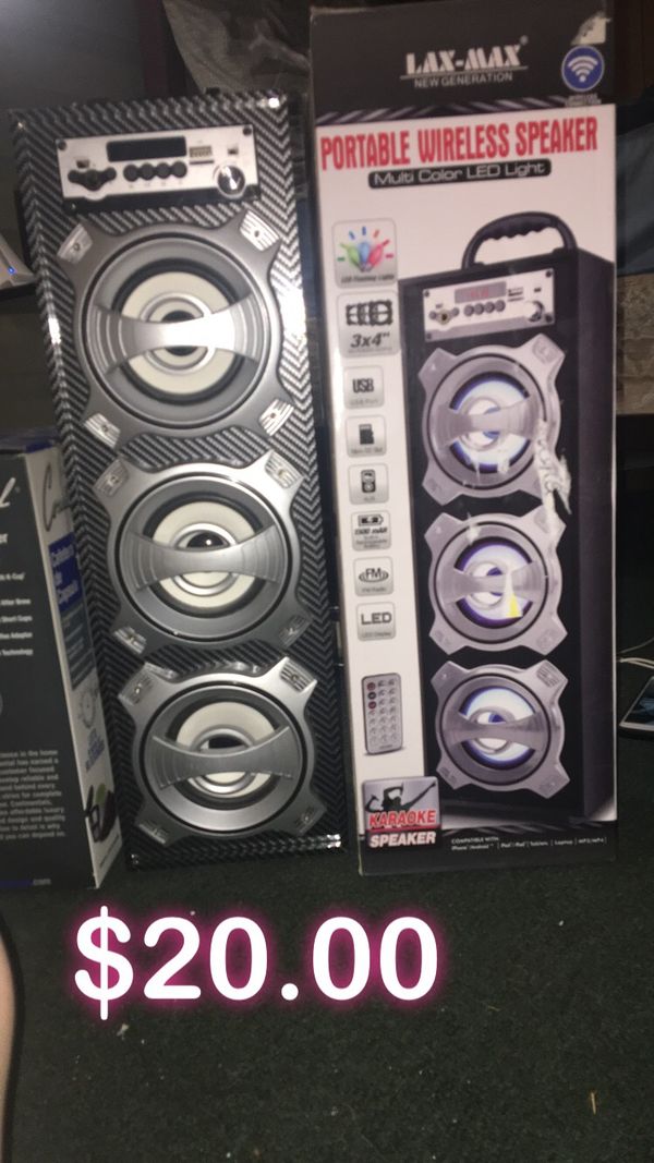 Laxmax portable wireless speaker for Sale in Inman, SC OfferUp