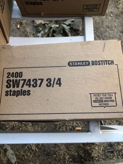 Stanley Bostitch SW7437 3/4" Staples 2400 Staples Total