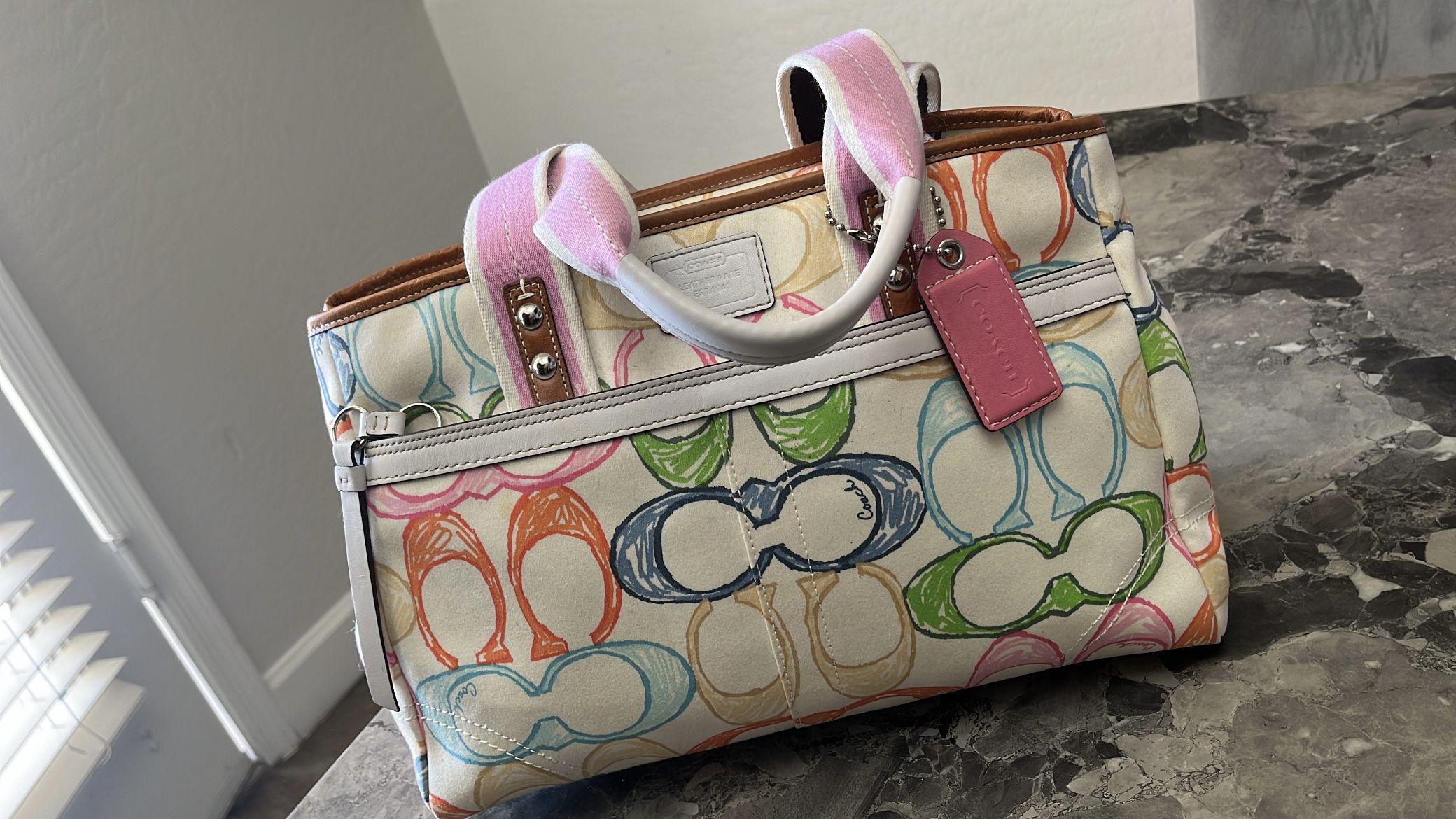 Colorful Coach Purse