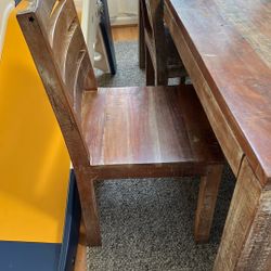 2 pcs Hampton side chair lime wash