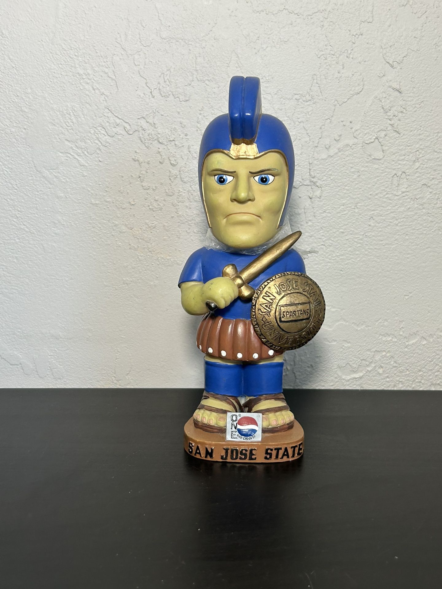 Vtg San Jose State Spartans Mascot Bobblehead Figure SGA. Good Condition See Pics