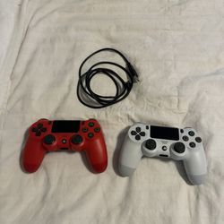 2 DualShock wireless PS4 Controllers 