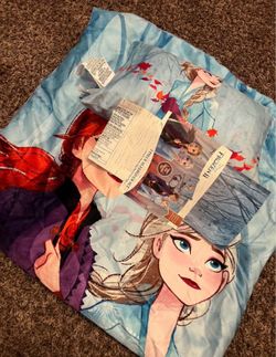 Frozen elsa sleeping bag and pillow • PALMDALE, CA