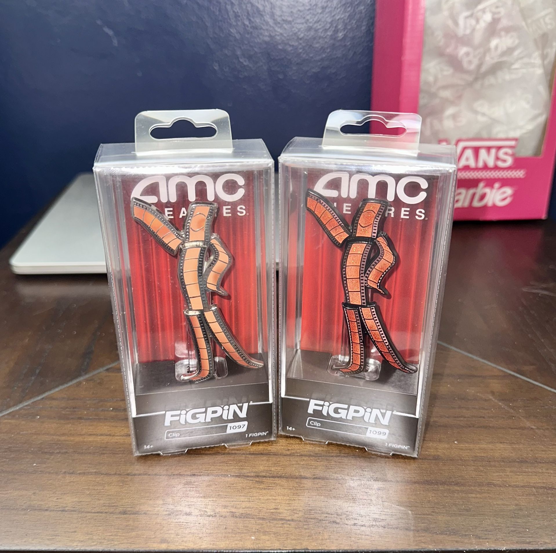 Figpin X AMC Theaters Clip Enamel Collectible Pin