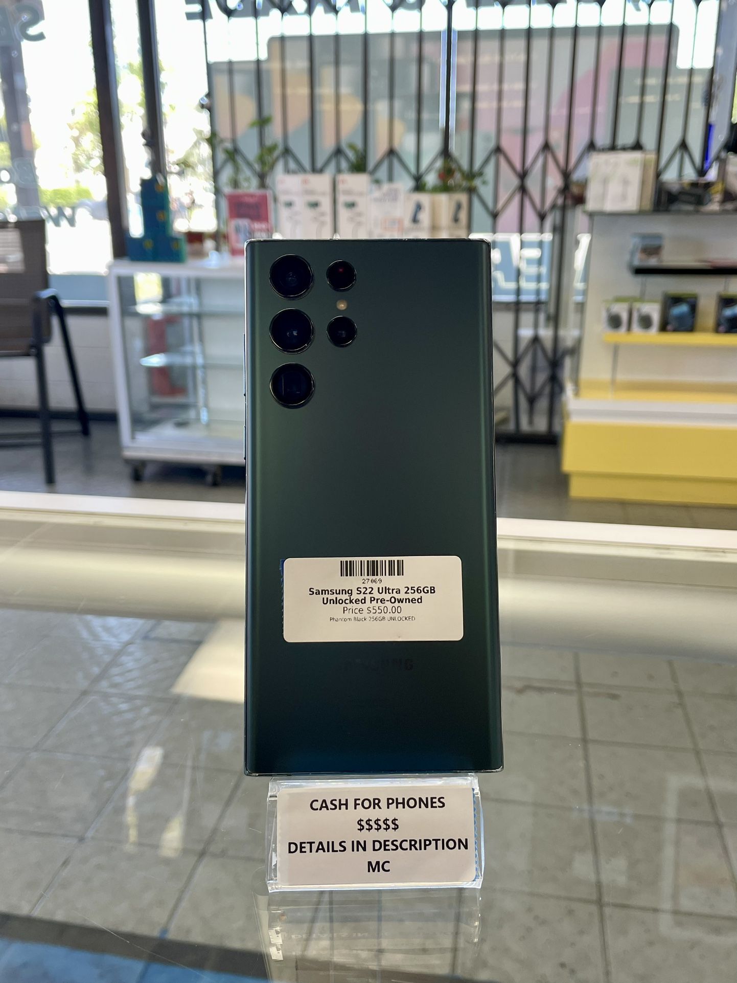 SAMSUNG S22 ULTRA 256GB UNLOCKED