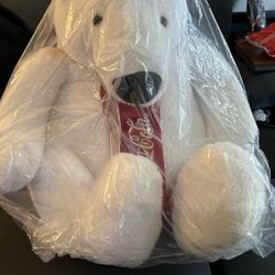 Coca Cola Bear. About 3 Feet Plus In Size.  