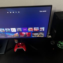 Xbox Series X And Samsung Gaming Monitor 