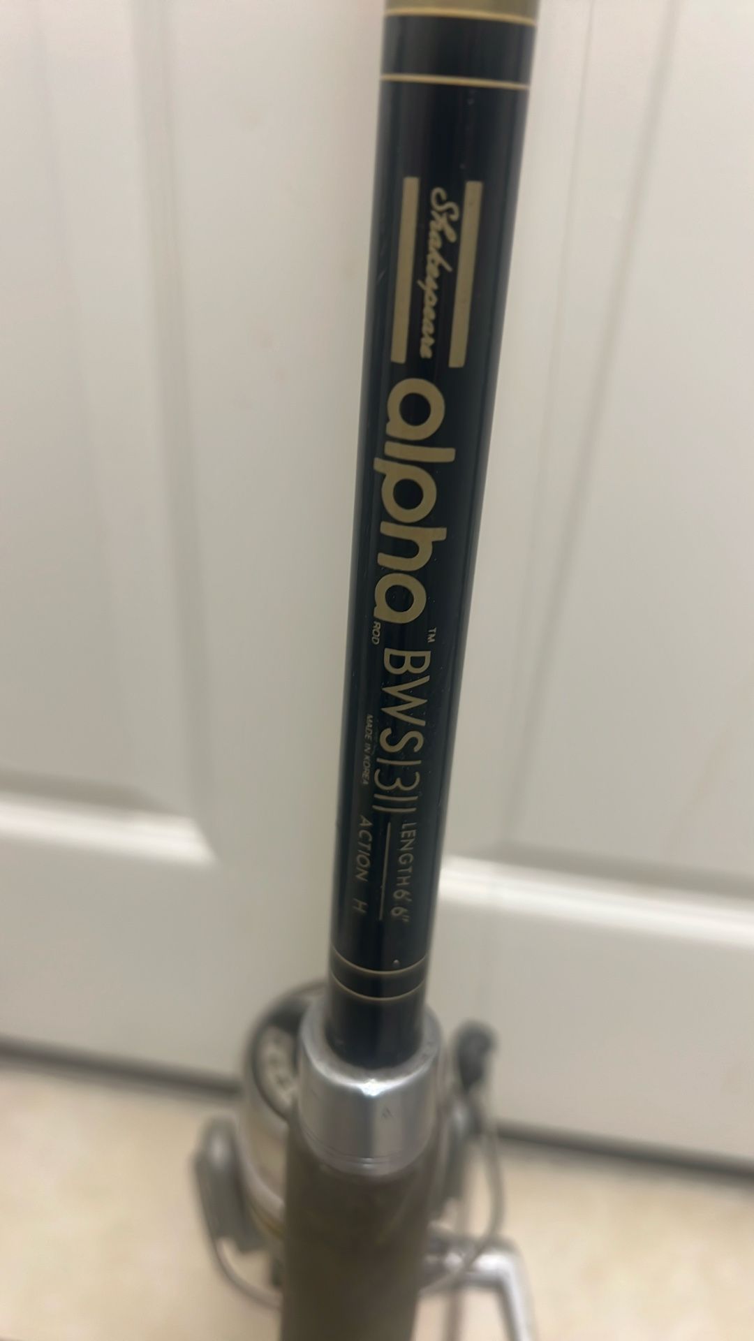 Ryobi Powerful NO. 5 Reel On A Shakespeare Alpha BWS 3II Rod