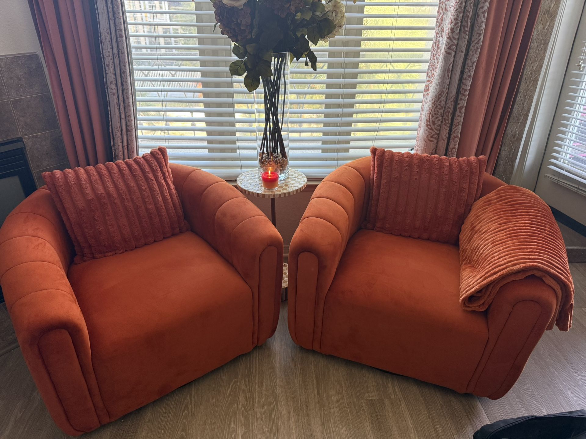 Orange Accent Chairs