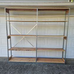 Tall Commercial Grade Shelving Units With Adjustable Shelves Garage Basement Warehouse Storage 