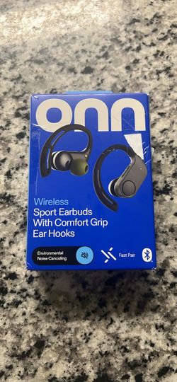 ONN Wireless Sport Earbuds with Ear Hooks