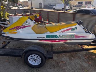 1995 Sea Doo GTI Jet Ski and Zieman Trailer