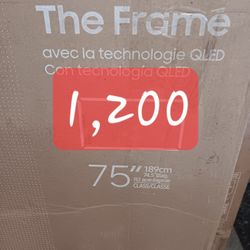 SAMSUNG 75"INCH NEO QLED 4K THE FRAME TV LS03D 