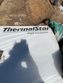 4x8 one inch thick Rigid insulation