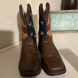 Boys Youth Size 2 Durango Patriotic Boots