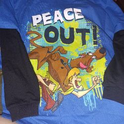 New Boys Large Scooby-Doo Long Sleeve Shirts