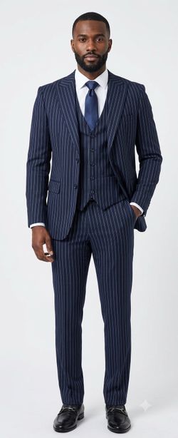 Men's Pinstripe Suit