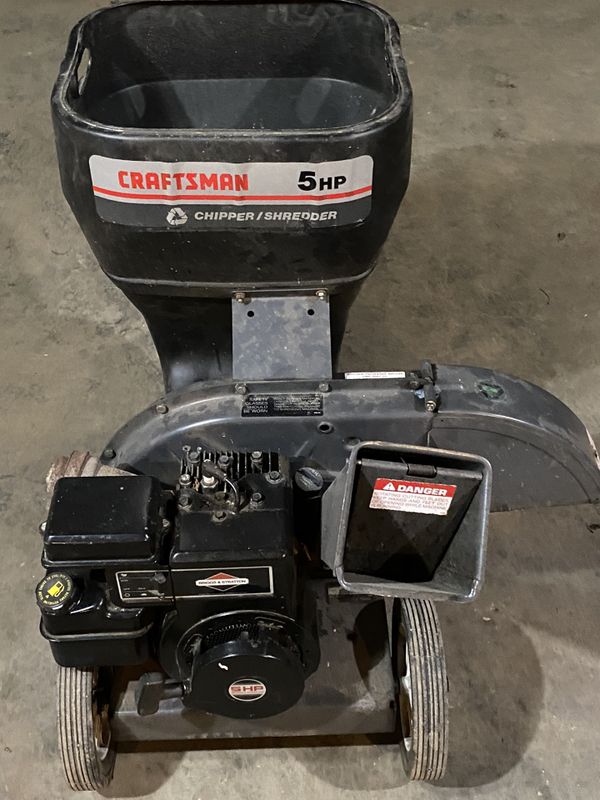 Craftsman 5 hp Chipper / Shredder for Sale in Seattle, WA OfferUp