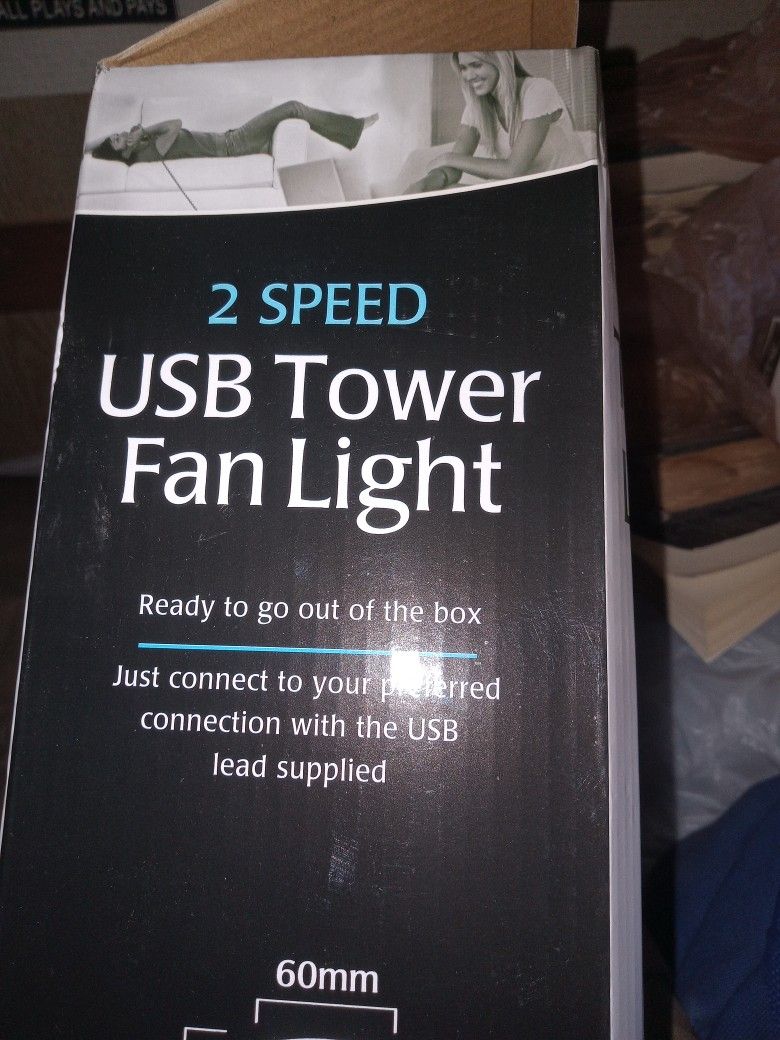 USB Tower Light Fan