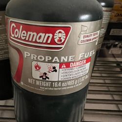 7 Coleman Propane Fuel cylinder.