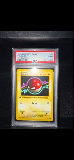 Pokemon Voltorb 1st edition PSA 9