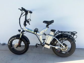 Green Bike Folding Electric Fat Tire Bike