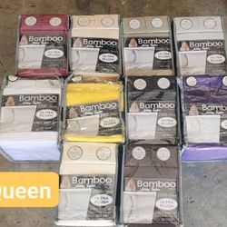 Brand New Bamboo Sheet Sets With Deep Pockets!!!
