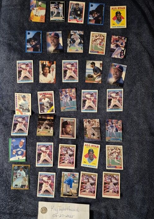 Dave Winfield 35 Collector Cards