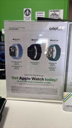Apple watches at CRICKET