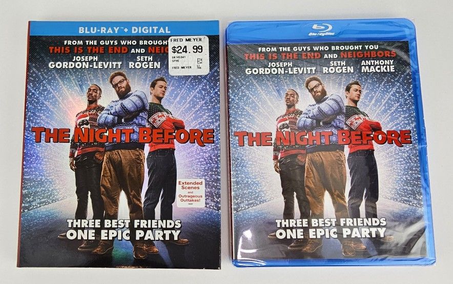 The Night Before Blu-ray w/ OOP Slipcover *NEW/SEALED*