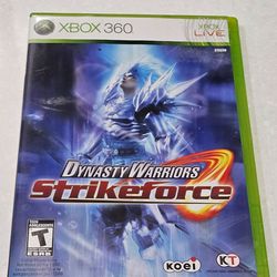 Xbox 360 Dynasty Warriors Strikeforce Video Game