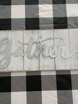 Fall Gather Sign