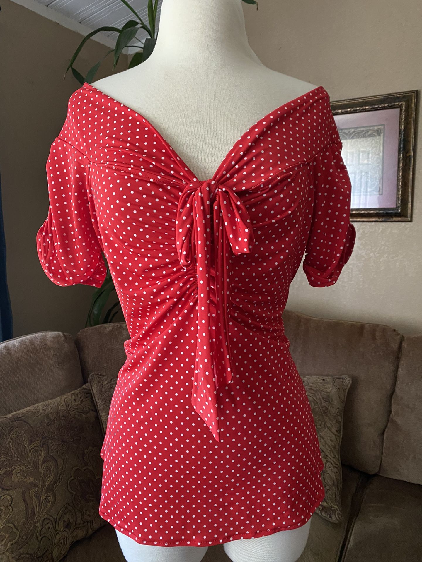 Red Pinup Top