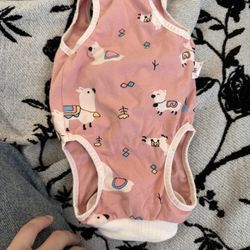 Cat Onesie, Medium (Cone alternative)