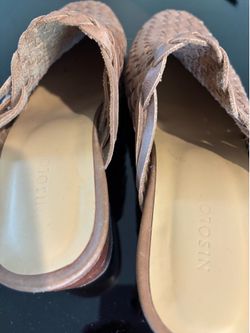 Nisolo Ama handwoven upper leather sandals size 9