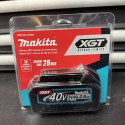 MAKITA 40V max XGT 2.5Ah Battery