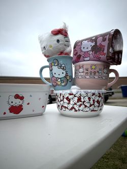 Hello Kitty Ceramic Kitchen Set