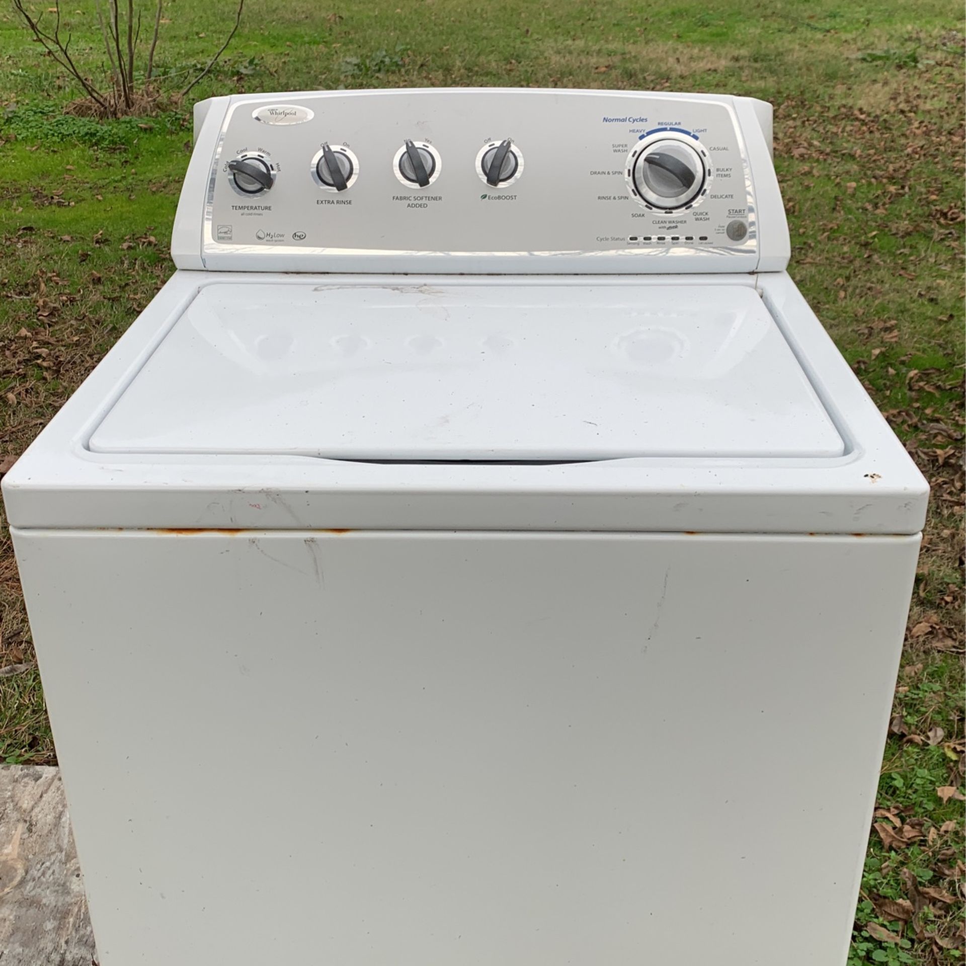 Whirlpool large capacity washer