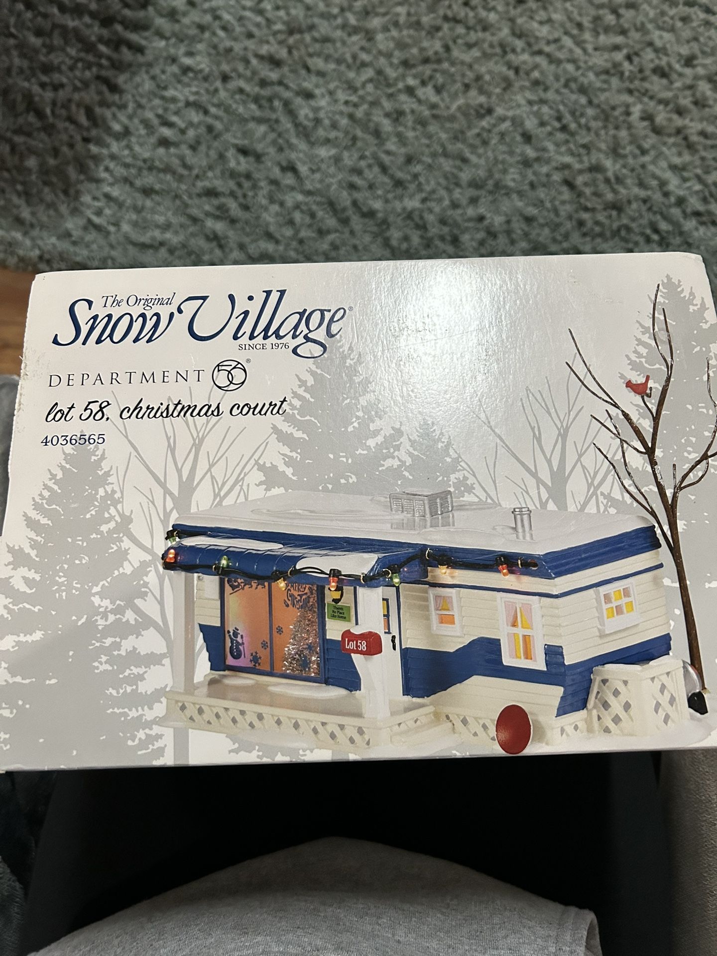 Department 56 Snow Village Lot 58 Christmas Court